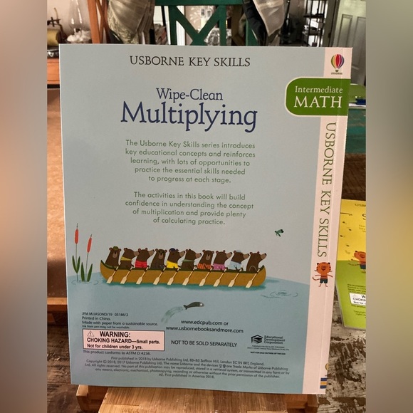 USBORNE 4 Intermediate Key Skills Write on, wipe off books, Brand New! - Picture 9 of 11